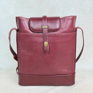 Cartier Must De Cartier Leather Bucket Shoulder Bag Crossbody Bordeaux